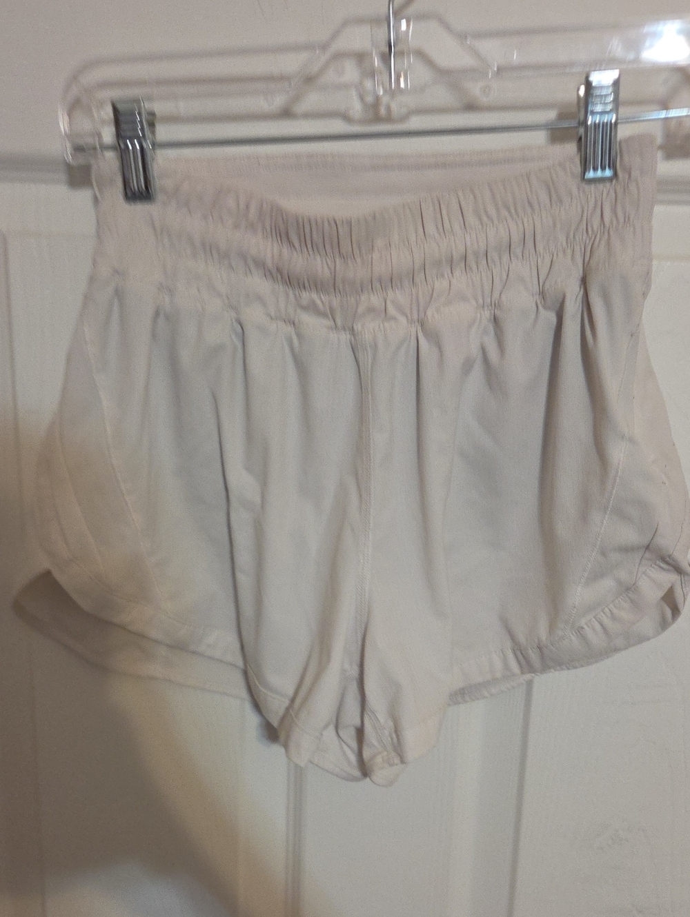 lululemon athletica Light Cream Athletic Shorts
